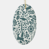 Vogel, Der, boomfolkpatroon Keramisch Ornament (Rechts)