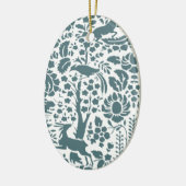 Vogel, Der, boomfolkpatroon Keramisch Ornament (Links)