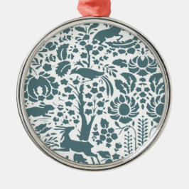 Vogel, Der, boomfolkpatroon Metalen Ornament