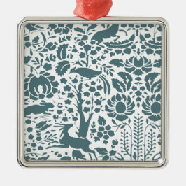 Vogel, Der, boomfolkpatroon Metalen Ornament