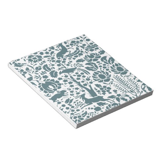 Vogel, Der, boomfolkpatroon Notitieblok (Schuin)