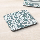 Vogel, Der, boomfolkpatroon Onderzetter (Linkerzijde)