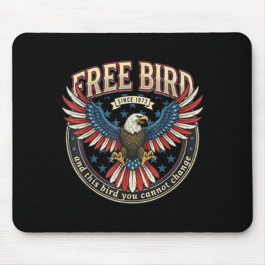 Vogel Deze vogel kan de Amerikaanse adelaar van 4 Muismat (Voorkant)