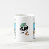 Vogel die bloemen poept koffiemok (Center)