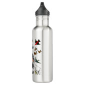  vogel die cadeaus kijkt voor twitchers, waterfles  (Rechts)