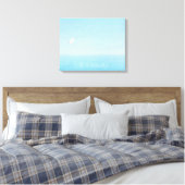 Vogel die over Oceaan in Inspirerend van Hawaï vli Canvas Afdruk (Insitu (Slaapkamer))