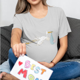 Vogel die Schattige Kind draagt Het is een jongen T-shirt