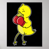 Vogel Doet Boksen Poster (Voorkant)