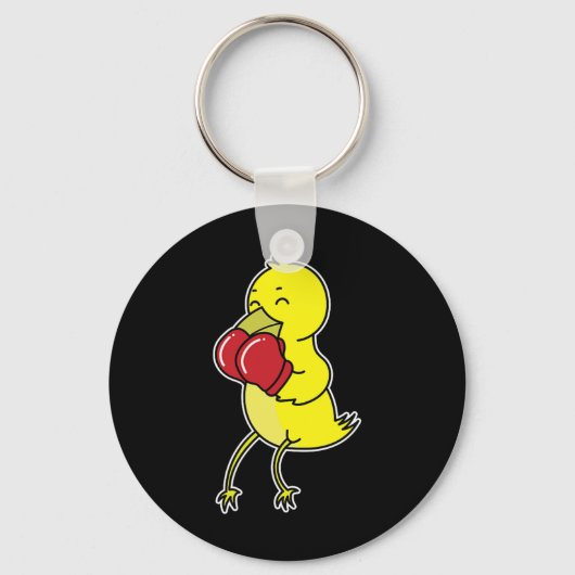 Vogel Doet Boksen Sleutelhanger (Voorkant)