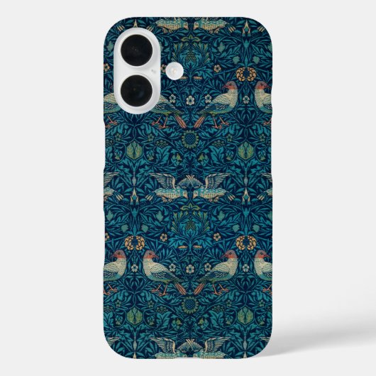 Vogel door William Morris,  Tuin Textielkunst Case-Mate iPhone Case (Achterkant)
