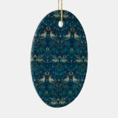 Vogel door William Morris,  Tuin Textielkunst Keramisch Ornament (Rechts)