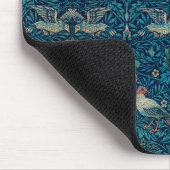 Vogel door William Morris, Tuin Textielkunst Muismat (Hoek)