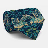 Vogel door William Morris, Tuin Textielkunst Stropdas (Opgerold)