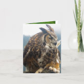 Vogel drie al Kaart van de gelegenheidsNota (Voorkant)