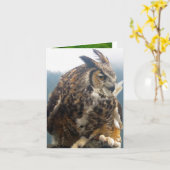 Vogel drie al Kaart van de gelegenheidsNota (Gele Bloem)