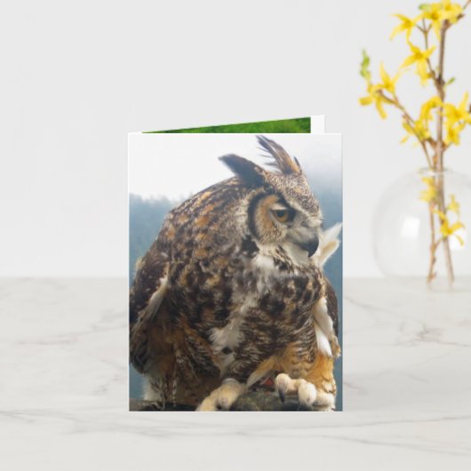 Vogel drie al Kaart van de gelegenheidsNota (Gele Bloem)