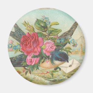  vogel Een brief Magneet