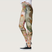 Vogel eet bessen, Dames Leggings (Links)