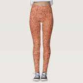 Vogel en Anemone van William Morris,  Natuur Leggings (Voorkant)