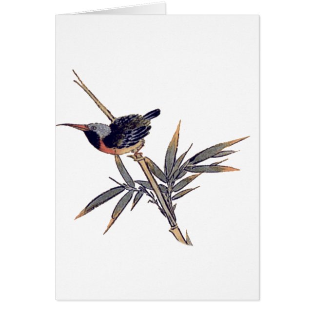 vogel en bamboe 2 (Voorkant)