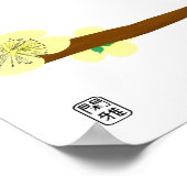 Vogel en bijen poster (Hoek)