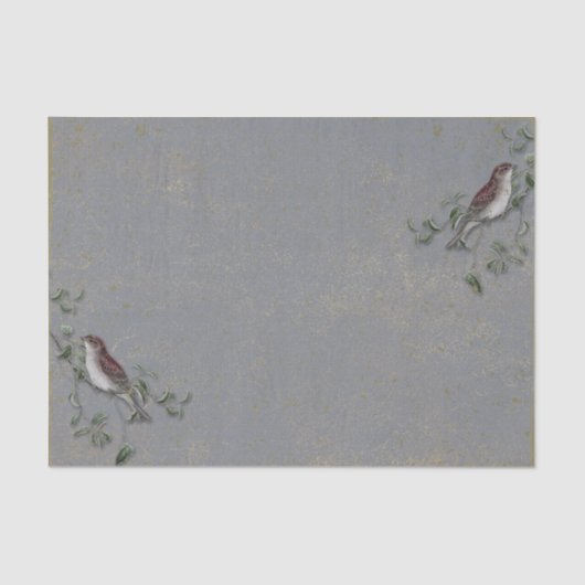 vogel en bijkantoren tissuepapier (Voorkant)