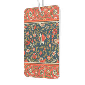 Vogel en bloem Perzisch blauw rood patroon Luchtverfrisser (Links)