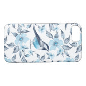 Vogel en bloemen Case-Mate iPhone case (Achterkant (Horizontaal))