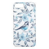 Vogel en bloemen Case-Mate iPhone case (Achterkant)