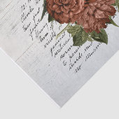  vogel en bloemen Ephemera Tissuepapier (Detail)