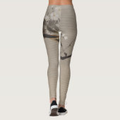 VOGEL EN BLOEMEN GEDRUKTE LEGGINGS (Achterkant)