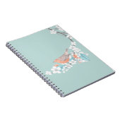 Vogel en bloemen notitieboek (Rechterzijde)