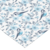Vogel en bloemen tafelkleed (Gekanteld)