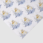 vogel en bloemen tissuepapier (Detail)