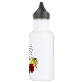 Vogel en bloemen waterfles (Rechts)
