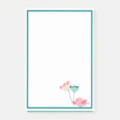 Vogel- en bloemnotities post-it® notes (Voorkant)
