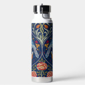 Vogel- en bloempatroon, William Morris Waterfles (Links)
