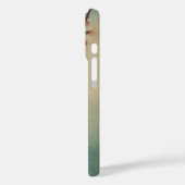  vogel en bloesem illustratie Monogram Case-Mate iPhone Case (Achterkant / Links)