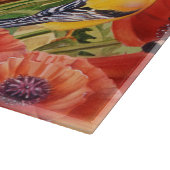 Vogel- en botervliegen Glazen snijvlak Snijplank (Hoek)