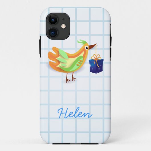Vogel en cadeau, iPhone5-hoesje Case-Mate iPhone Case (Achterkant)
