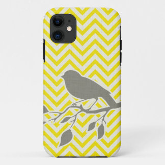 Vogel- en Chevron iPhone-draagtas iPhone 11 Hoesje
