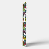 Vogel- en exotische bloempatroon | Monogram Case-Mate iPhone Case (Achterkant / Rechts)