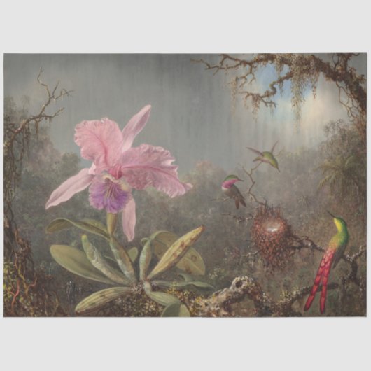 Vogel- en irisontkoppelpapier tissuepapier (Voorkant)