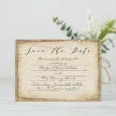  vogel en kaart blauwgroen bruiloft Sparen de datu (Staand voorkant)