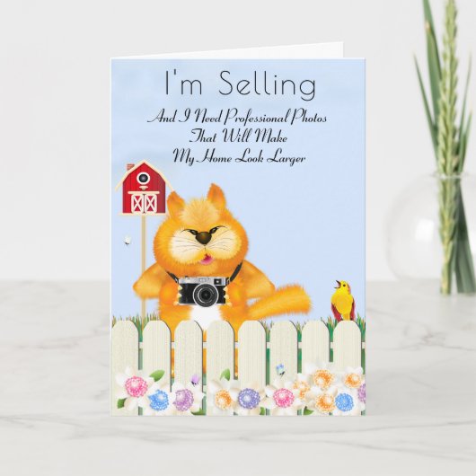 Vogel- en kattenfotograaf Realtor Tips | Nieuwe st Kaart (Voorkant)
