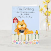 Vogel- en kattenfotograaf Realtor Tips | Nieuwe st Kaart (Gele Bloem)