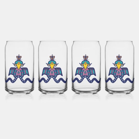 Vogel en Muis Blikvorm Glas (Links)