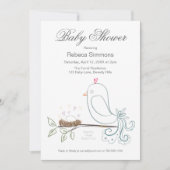 Vogel- en nestbabyschoeisel kaart (Voorkant)