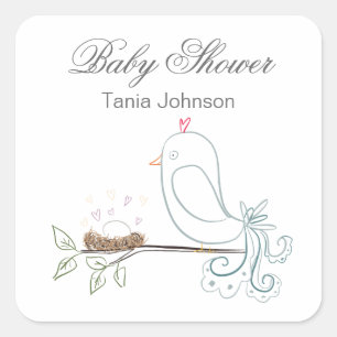 Vogel- en nestvogels Stickers