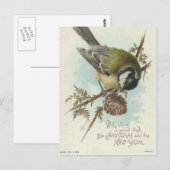  vogel- en pijnbijkantoor briefkaart (Voorkant / Achterkant)